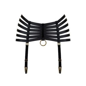 NWOT Bordelle Webbed Bondage Strappy Suspender